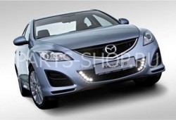 Дневные ходовые огни в штатное место на Mazda 6 2008-