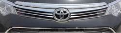 Хромированные накладки на решетку радиатора Camry 2014-
