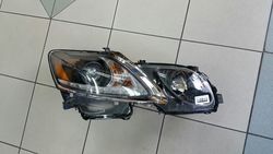 Фары линзовые gs300/350 с ходовыми огнями, чёрные