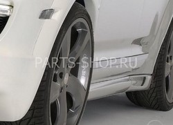 Накладки на пороги Porsche Cayenne