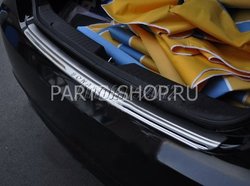 Накладка на задний бампер Sonata