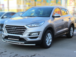 Защита бампера двойная Hyundai Tucson