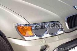 Накладки на фары bmw x5