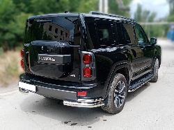 Защита haval h9 задняя, уголки