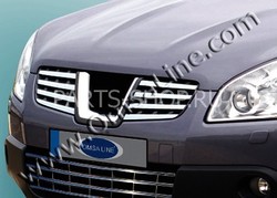 Накладка на решетку радиатора (8 частей) Qashqai