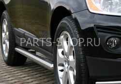 Пороги трубообразные на Мazda CX-7 2007-