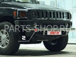 Защита переднего бампера 76 мм на Hummer