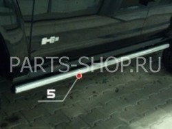 Пороги трубообразные 60 мм  на Hummer