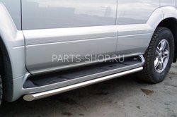 Защита порога gx470 диаметр 42 мм (2 варианта)