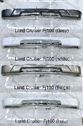 Губа перед land cruiser 100
