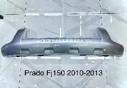 Губа-накладка на передний бампер LC150, серебро
