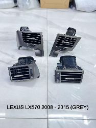 Решетки вентиляции lx570, серебристые