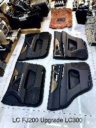 Карты дверей LC200 стиль LC300, черные