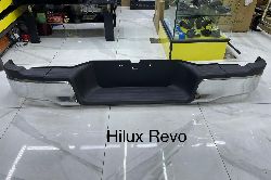 Задний бампер hilux, хромированный