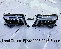 Фары LC200 диодные lc200 (3 линзы)