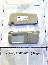 Козырьки солнечнозащитные camry v40 v45 (бежевые)