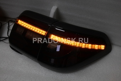Стопы задние динамические Patrol Y62 дымчатые