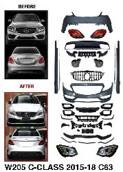 Комплект рестайлинга C-Class W205 2015-18 стиль C63