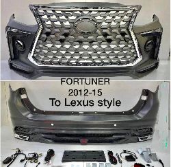 Бампера с решеткой стиль heritage Fortuner 2012-