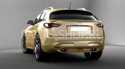 Юбка-обвес заднего бампера Infiniti FX50