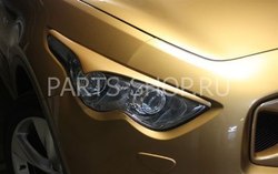Накладки-реснички на передние фары Infiniti FX50