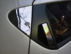 Накладки на кузов и ручку juke из нерж.