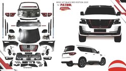 Комплект рестайлинг в комплектацию Black and Red Edition