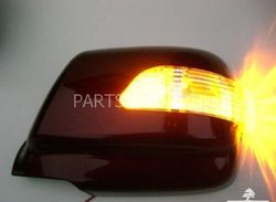 Корпуса зеркал с повторителями поворотов LC80/LX450 (комплект)