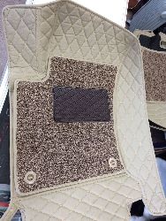 Коврики салона из ЭКО-кожи с доп вставками