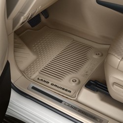 Коврики в салон land cruiser 300, бежевые
