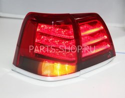Фонари диодные тонированные на LC200 дизайн LX570 2013