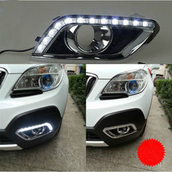 Заглушки передних туманок с LED DRL