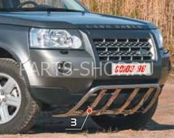 Защита передняя нижняя на 42мм для Freelander 2