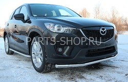 Защита переднего бампера 42 мм на Mazda CX-5