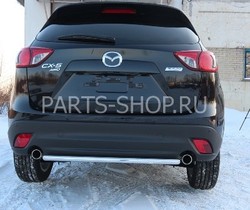 Защита задняя 60 мм на Mazda CX-5