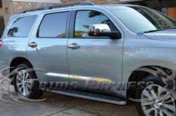 Молдинги на двери toyota sequoia из нерж. стали