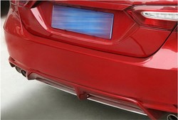 Накладки из нерж. стали на низ заднего бампера camry 2018 (usa версия)