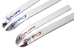 Накладки на зеркала хром с логотипом cruze