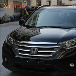 Накладка на капот Honda CR-V 2013- хром