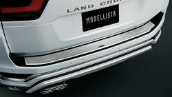 Накладка на задний бампер стиль modellista для lc300