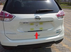 Накладка хром на крышку багажника x-trail