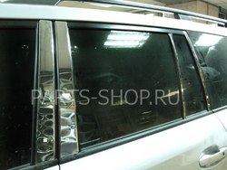 Накладки на стойки дверей LX570 из нерж. (4 части)
