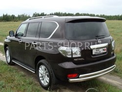 Защита задняя Nissan Patrol