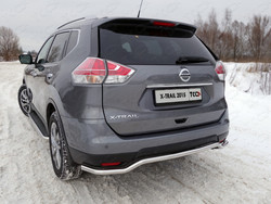 Защита заднего бампера x-trail