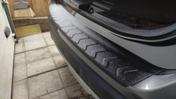 Накладка на задний бампер Nissan X-trail 2019+