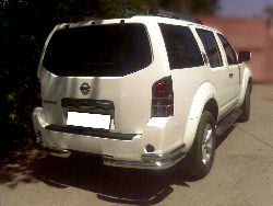 Защита бампера уголки Nissan Pathfinder
