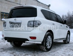 Защита заднего бампера "уголки" Patrol 10-