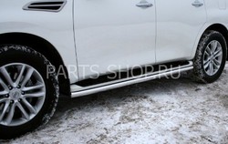 Защита порога Nissan Patrol (60 мм.)