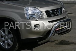 Защита передняя низкая на X-Trail 2007-