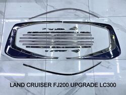 Отсечка окон LC200 в стиле Land Cruiser 300, черная